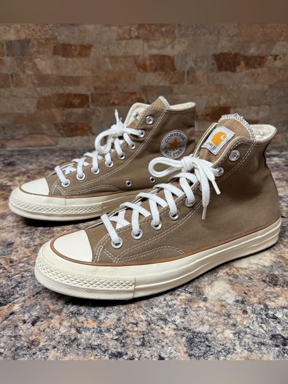 Converse Chuck Taylor All-Star WIP 70 Hi Carhartt Hamilton Brown Sz 8.5